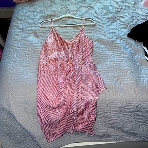 Sparkly pink dress